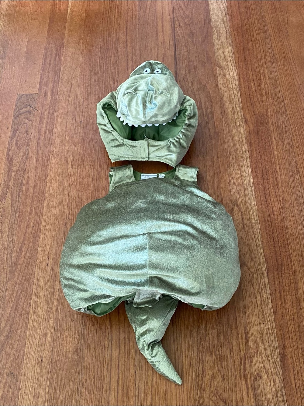 Disney Store Plush Toy Story Dinosaur Rex Padded Costume with Squeaker Nose